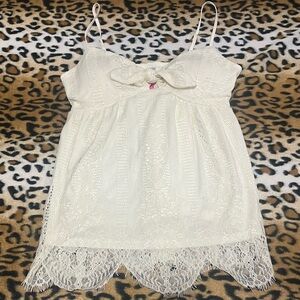No Boundaries Cream Lace Camisole